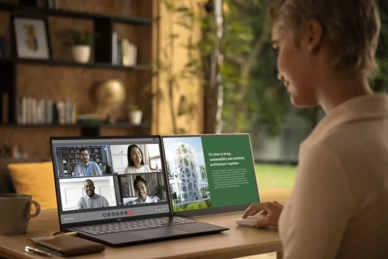 Größere Fläche, mehr Komfort – überall: Das Zusatzdisplay LG gram +view