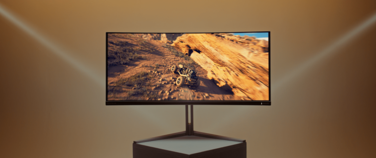 Philips Monitore präsentiert curved 34″ QD OLED Modell