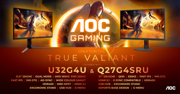 AOC GAMING_NEWSLETTER_OCT2025_U32G4U_Q27G4SRU_1200x628_EN(1)